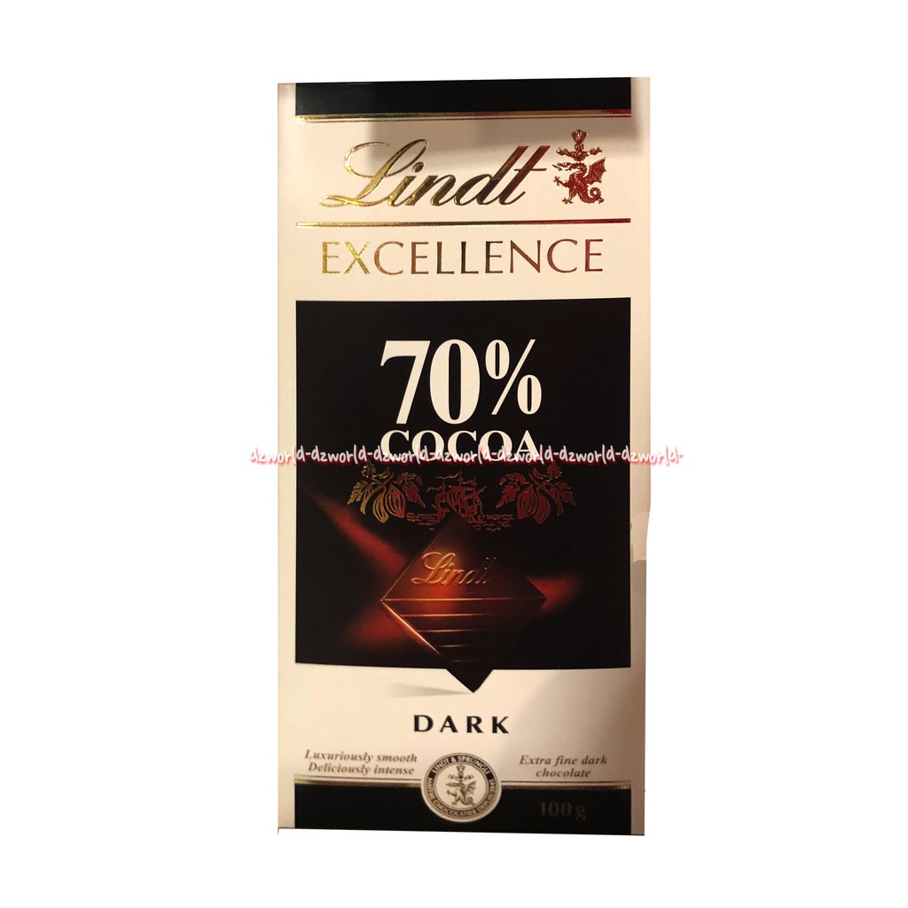 Lindt Excellence 70% 85% Cocoa Cacao Dark Absolute 100gr Coklat Kokoa Kakao Chocolate Lind Import