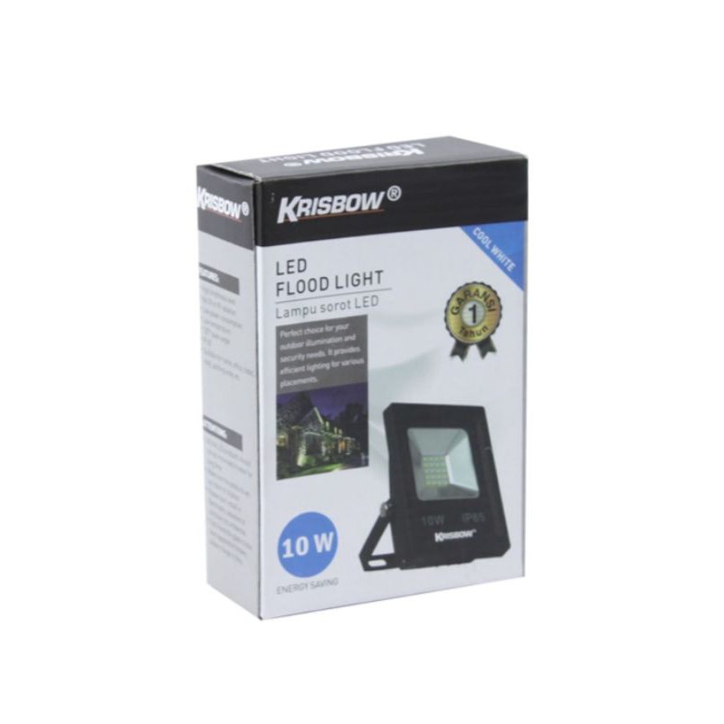 krisbow lampu sorot outdoor lampu tembak 10 watt