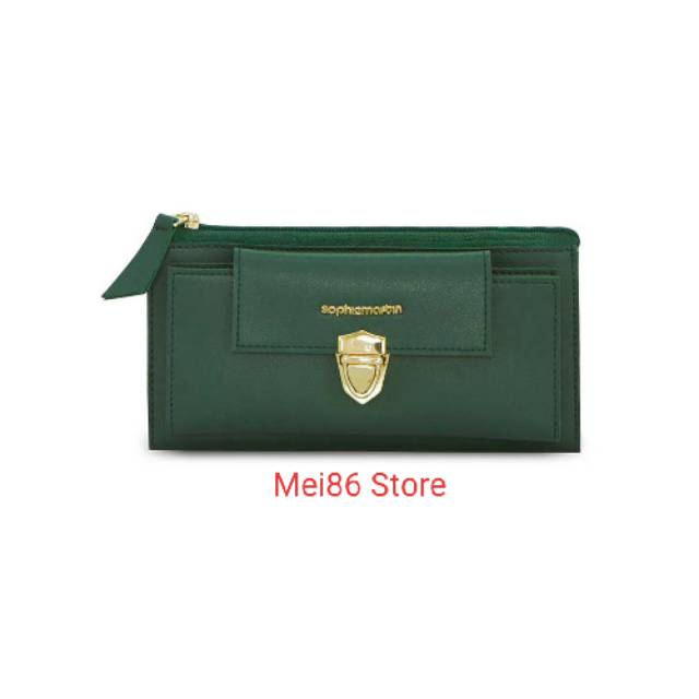 Mei86 / Ranjani /Dompet Panjang Wanita Sophie Martin Ranjani Green