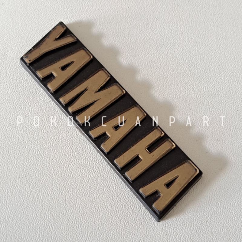 emblem cover body kecil Yamaha ALFA 1989 1990 1991 YGP minus