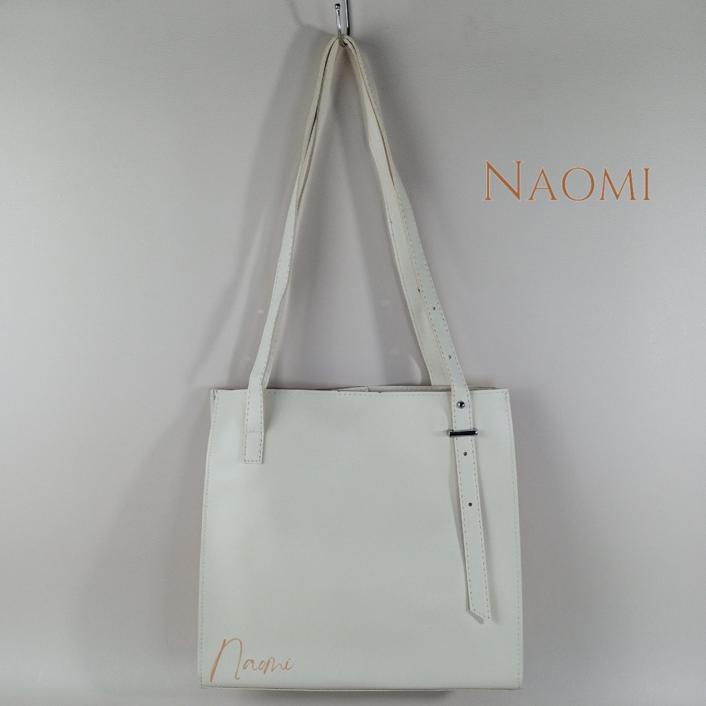 NAOMI - Jolie Shoulder Bag - tas Import - Tas Bahu - Tas Wanita Kulit Sintetis Premium - Fashion Bag - Tas Formal - Tas Kerja Besar - Big size - Daily bag - Tas Harian - Tas Simple Terbaru