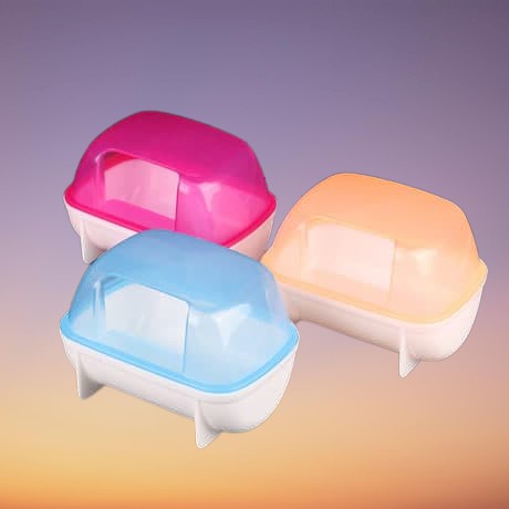Tempat Mandi Hamster Kandang Hewan Peliharaan FETZOO-4