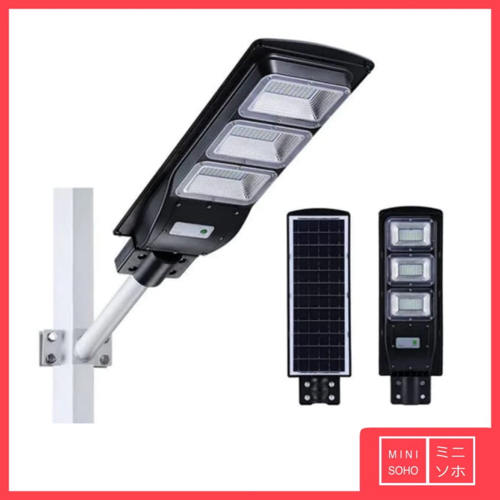 Lampu Jalan PJU LED Solar Cell 60W 90W Watt Panel Surya Tenaga Matahari Sorot Spotlight Street Light Lamp