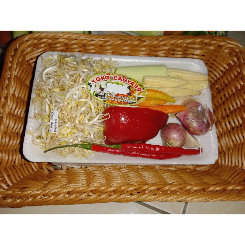 

paket tumis tauge paprika hemat