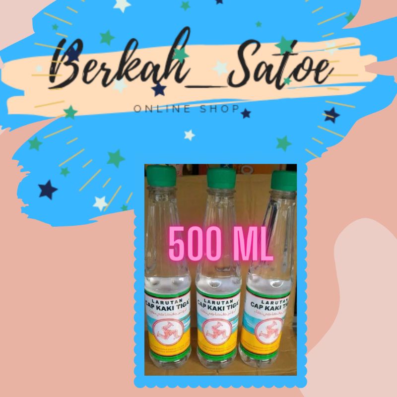 LARUTAN PENEGAR CAP KAKI TIGA BOTOL BESAR