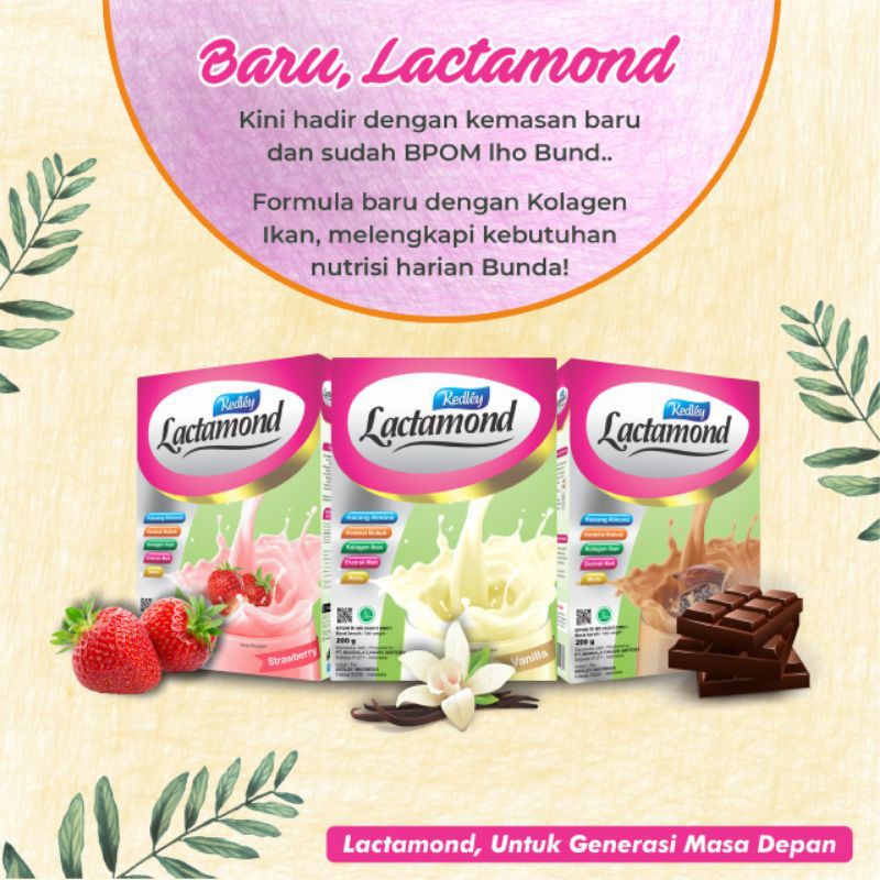 

LACTAMOND Asi Booster PELANCAR ASI 200gr Vanilla Chocolate Strawberry Cokelat