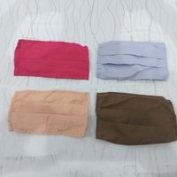 Masker Kain Polos Warna Tali Karet/Masker Hijab/Masker Motor