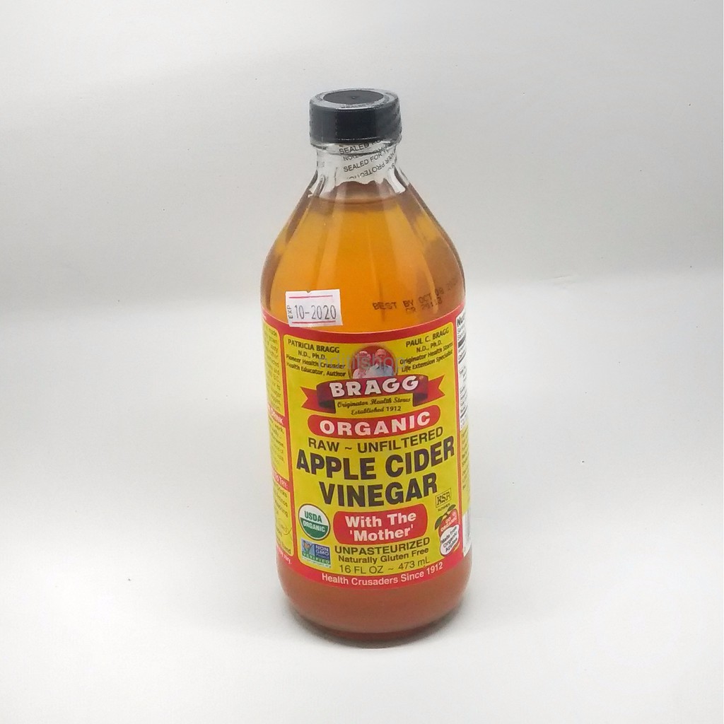 

BRAGG APPLE CIDER VINEGAR (ACV) CUKA APEL 473 ML, Raw Organic Mother