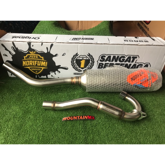 Knalpot Norifumi Original tipe TORC Bore Up CRF 150