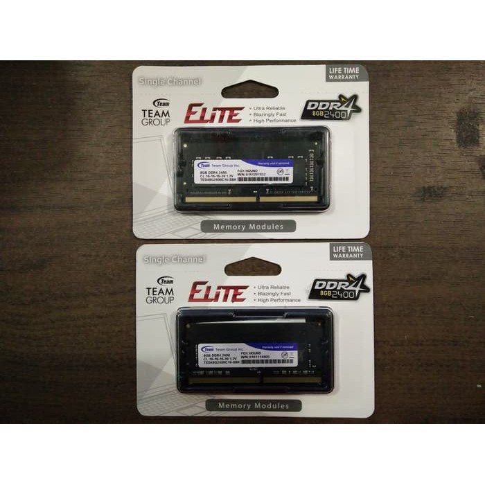 TEAM ELITE SODIMM 8GB DDR4 2400Mhz