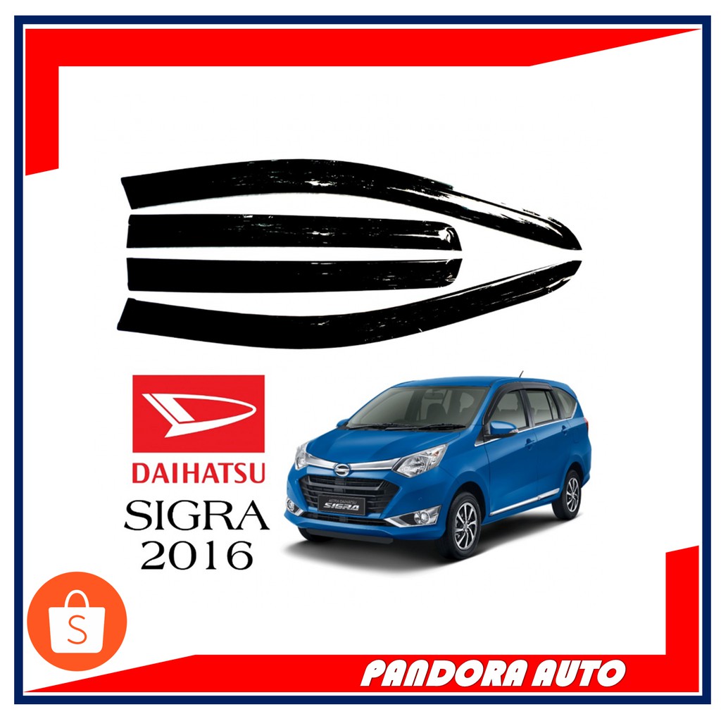 TALANG AIR MOBIL DAIHATSU SIGRA 2016 MODEL SLIM AKRILIK HITAM