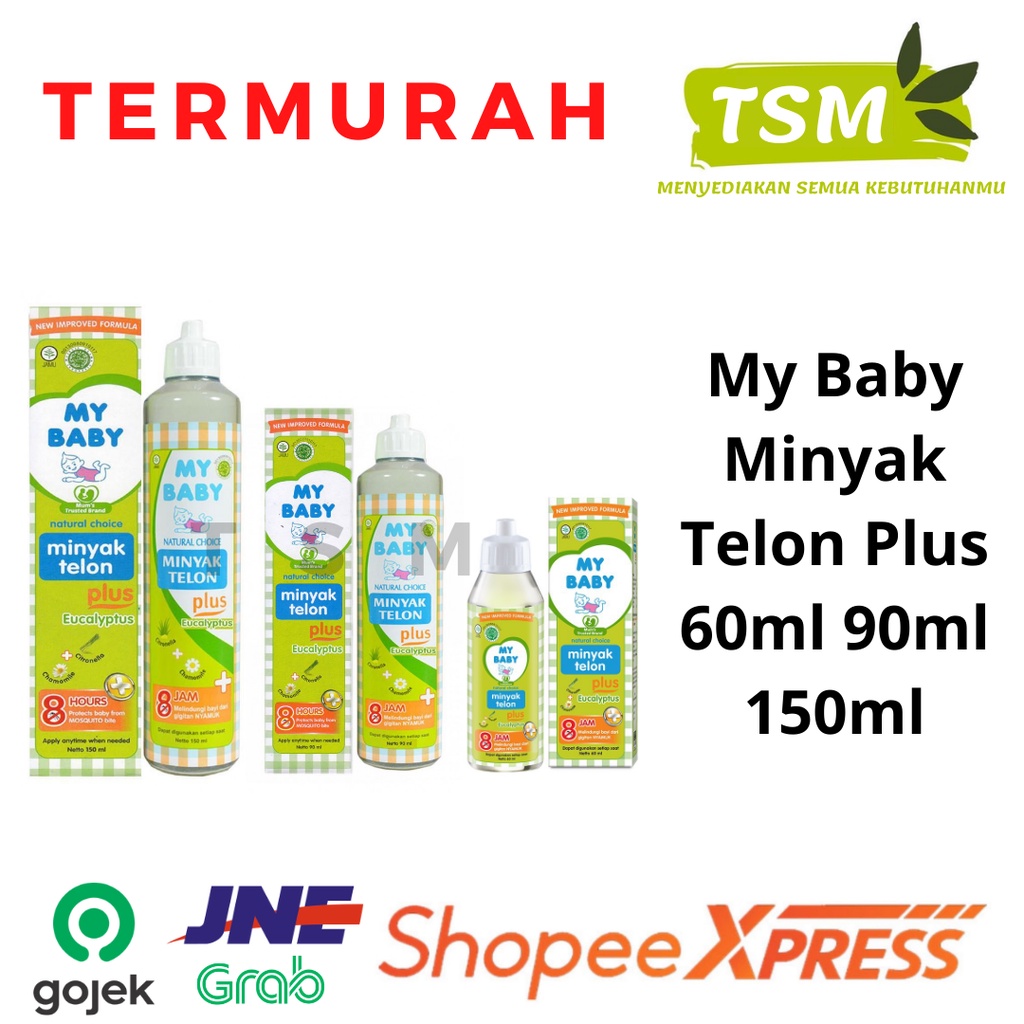 My Baby Minyak Telon Plus Telon My Baby 60ml 90ml 150ml Anti Nyamuk