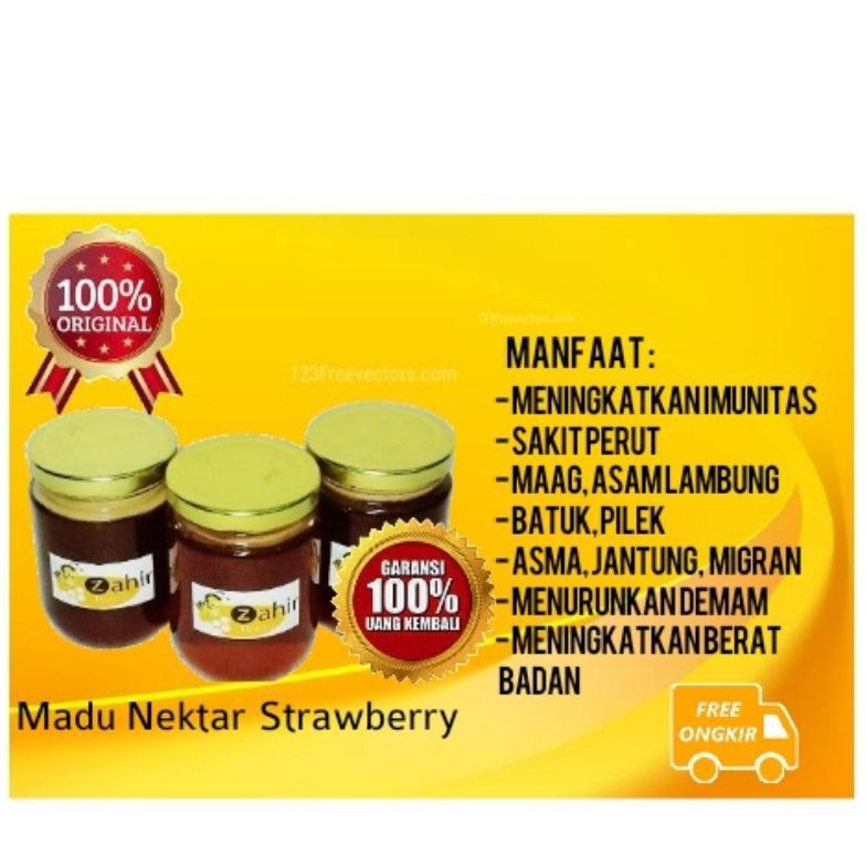 

madu Strawberry/madu murni/madu asli 100%/madu hutan asli