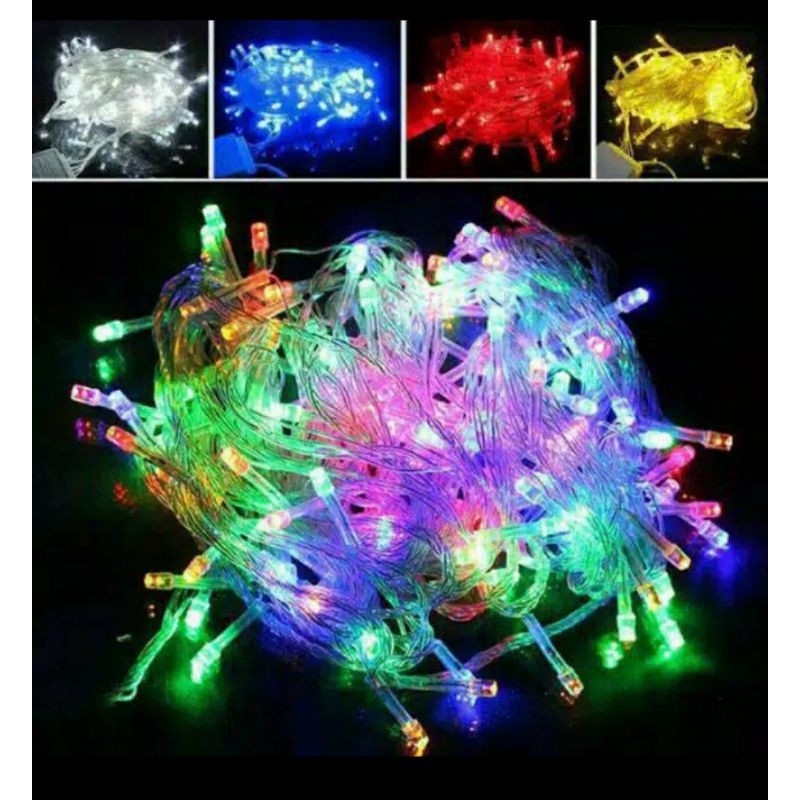 Lampu Natal / Lampu Hias / Lampu 17an / Lampu Tumblr 10 meter / 100 LED