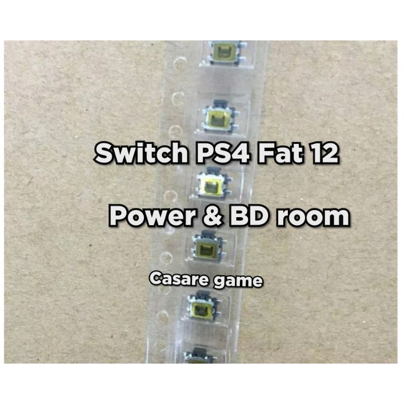 Tombol Switch Power  PS4 Fat Seri 12 Tombol BD room