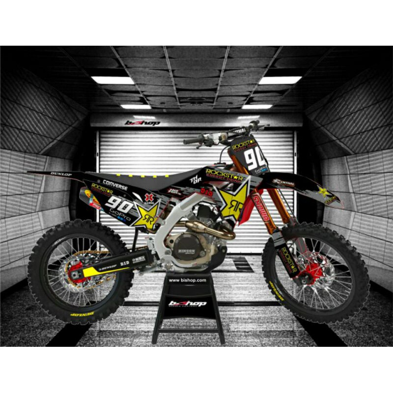 stiker decal crf full body sticker striping crf rockstar