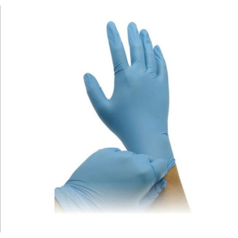 Sarung tangan Nitrile SynGuard Nitrile Exam Gloves isi 100 pcs