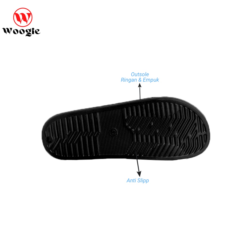 Woogie Minnie Sandal Premium Unisex Black