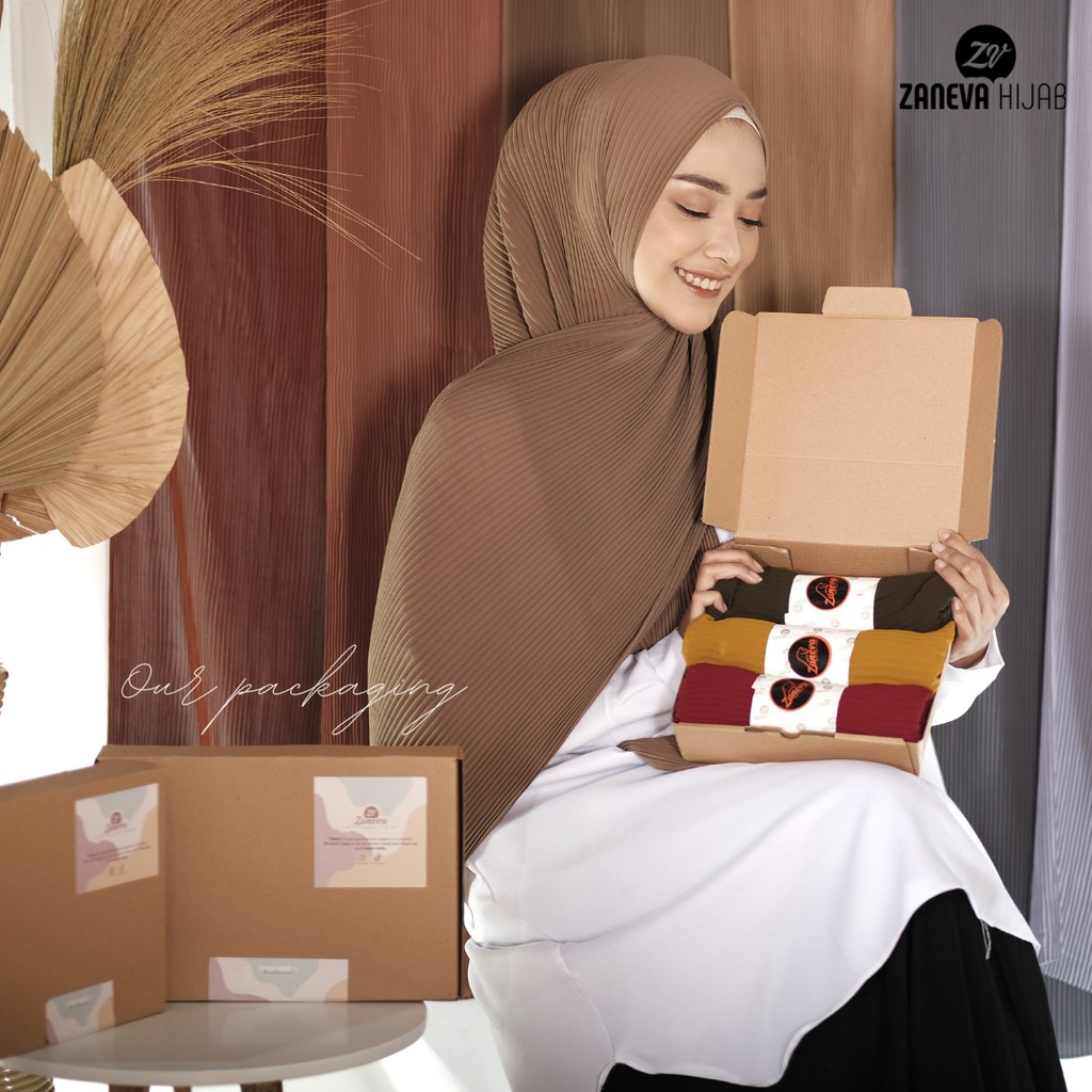 Daizy Plisket By Zaneva Hijab