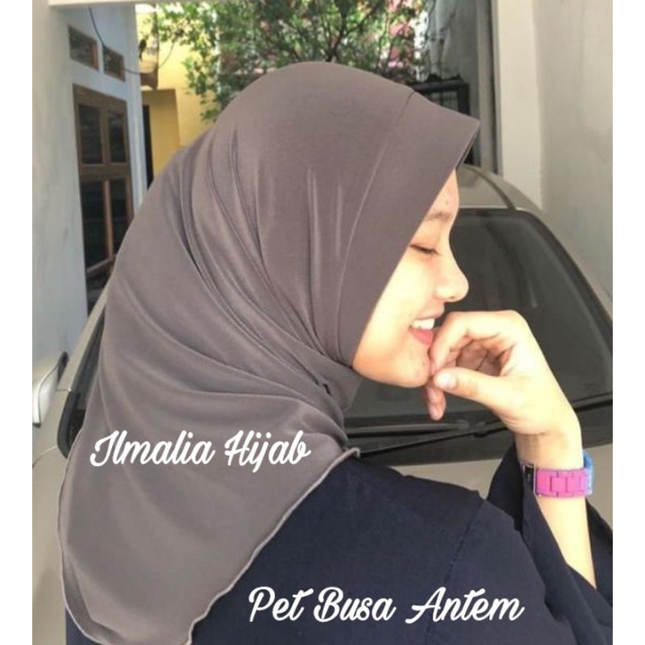 Hijab Sport ,Kerudung olahraga, Pet antem pendek