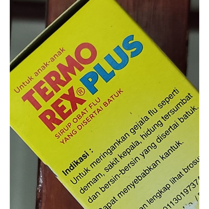 Termorex Plus 30 Ml / Obat Flu , Demam, Sakit Kepala, Hidung Tersumbat dan Batuk Anak-anak