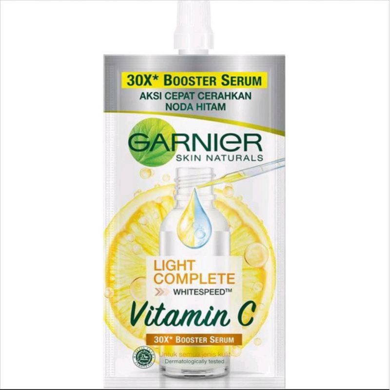 GARNIER LIGHT COMPLETE VITAMIN C 30 X BOOST SERUM ( SASET )