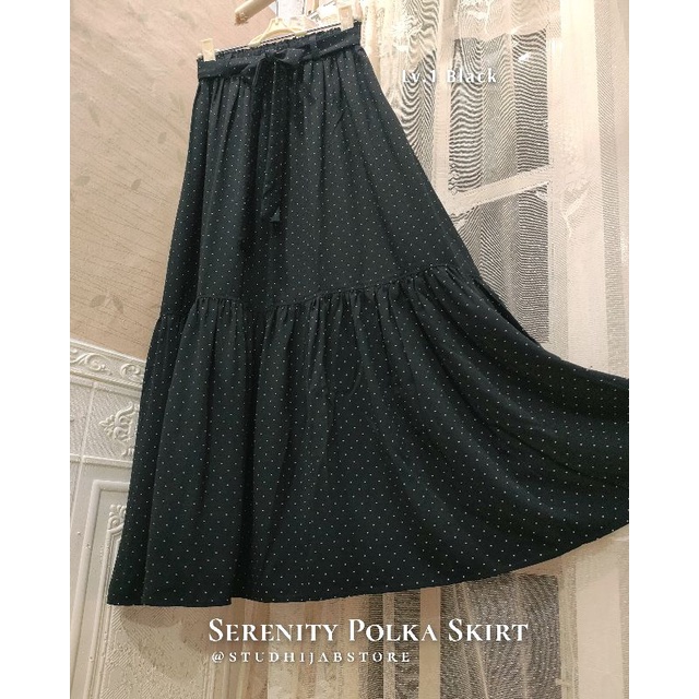 Polkadot Serenity Skirt by Studhijabstore