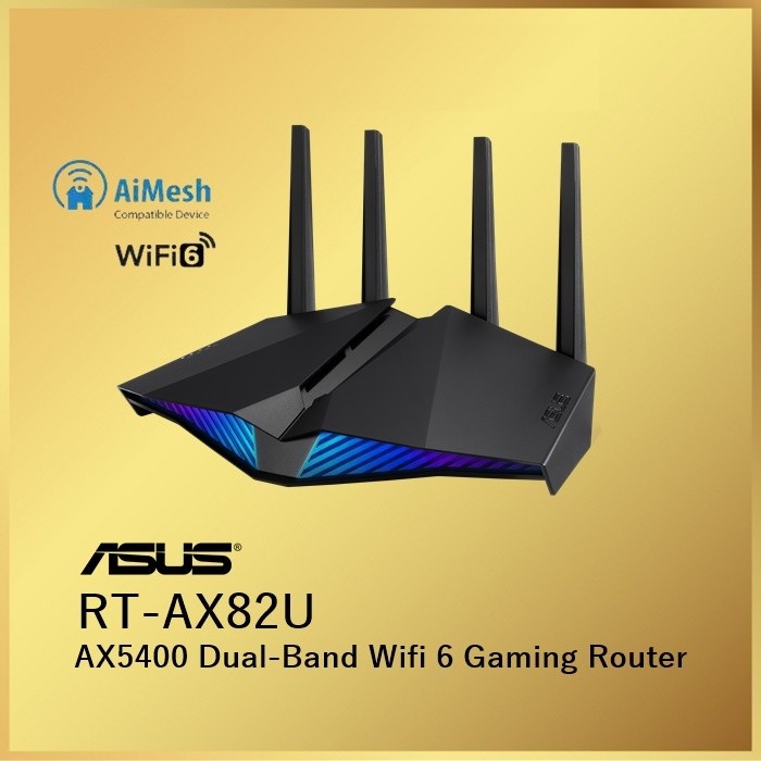 ASUS RT-AX82U AX5400 WiFi 6 With AiMesh AX 5400 WIFI6 Wireless Router