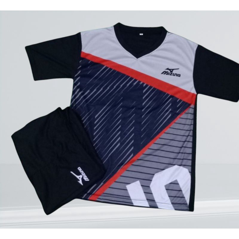 PAKAIAN OLAHRAGA PRIA BAJU FUTSAL KAOS LARI BAJU JOGGING MURAH BADMINTON VOLLY MIZUNO GROSIR
