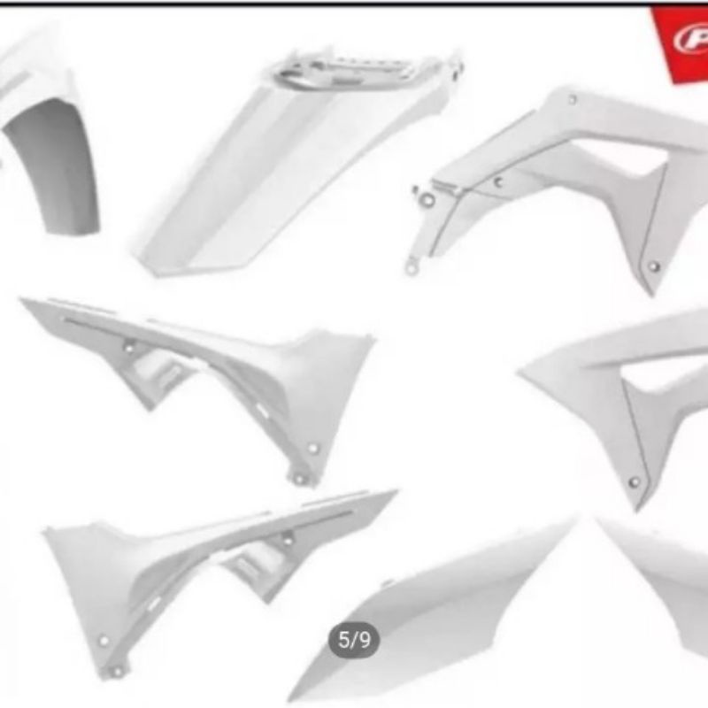 BODY SET CRF 150 L MERK POLISPORT ORIGINAL