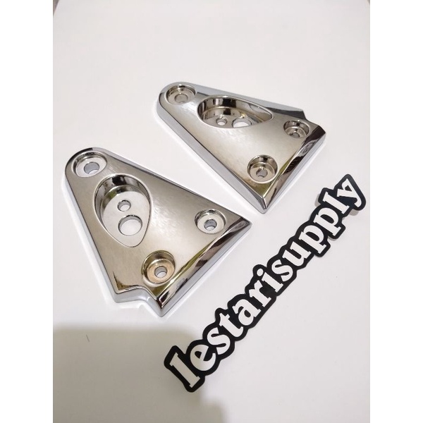 PANGKON LAMPU DEPAN TIGER REVO ORI COPOTAN MOTOR SUDAH CRHOME