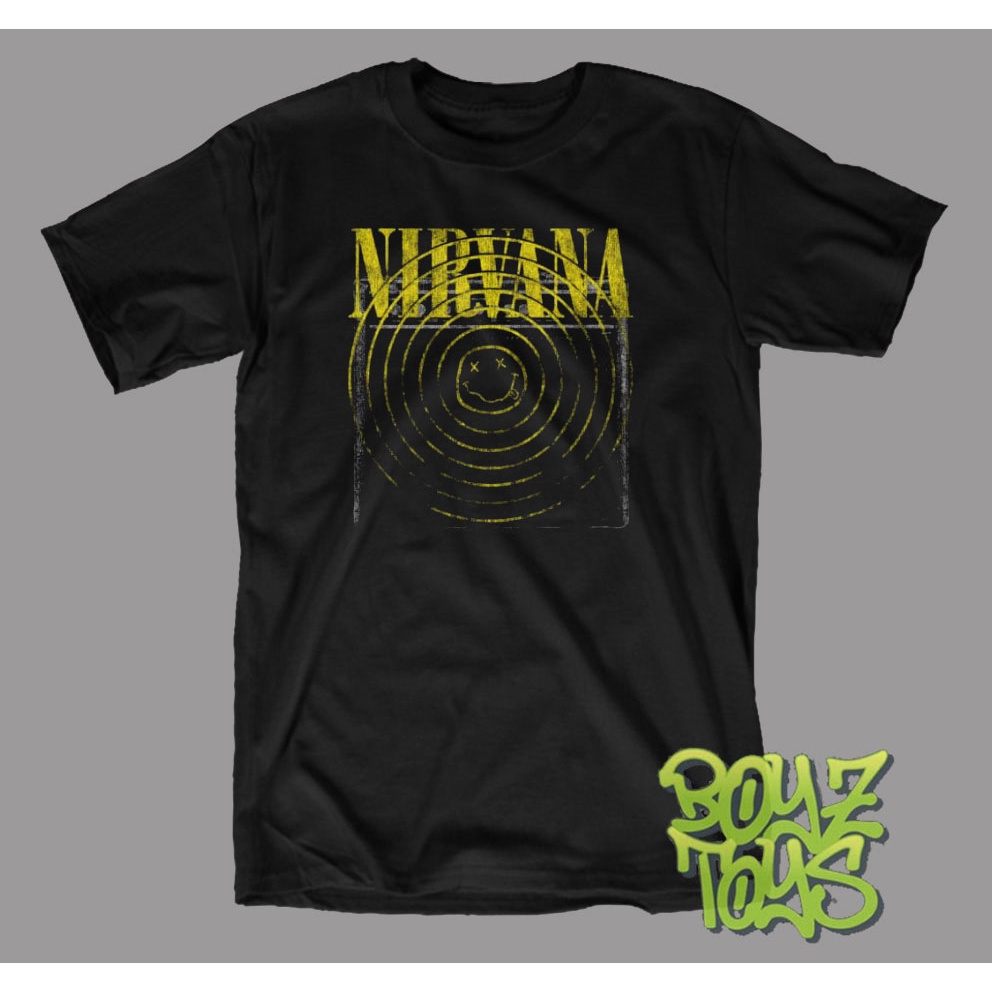 Kaos Band NIRVANA - SMILEY AMPS