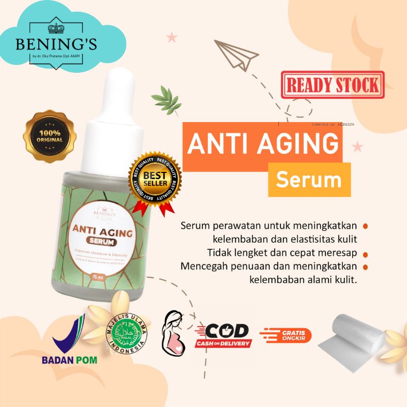 SERUM ANTI AGING BENING SKINCARE DR OKY PRATAMA BENINGS SKINCARE DR OKY PRATAMA BENING CLINIC MENGAT