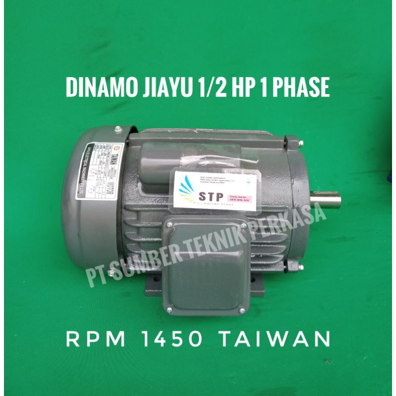 DINAMO JIAYU 1/2 HP TAIWAN RPM 1450
