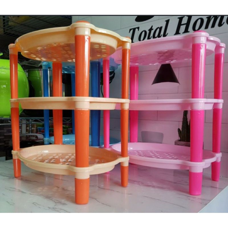 RAK SALON SUSUN 3 NAGATA 1205 / TEMPAT SURAT / RAK SERBAGUNA / KITCHEN SET PLASTIK
