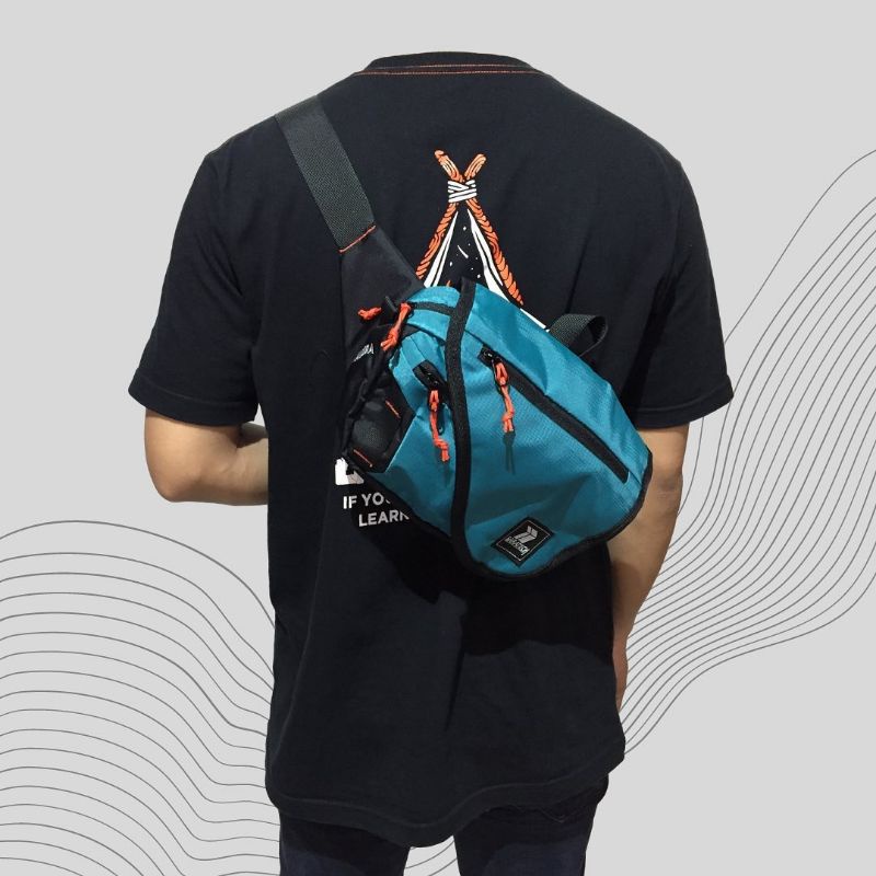tas pinggang sling bag waist bag baratech kandora tas pinggang pria simple tas pinggang hiking olahr
