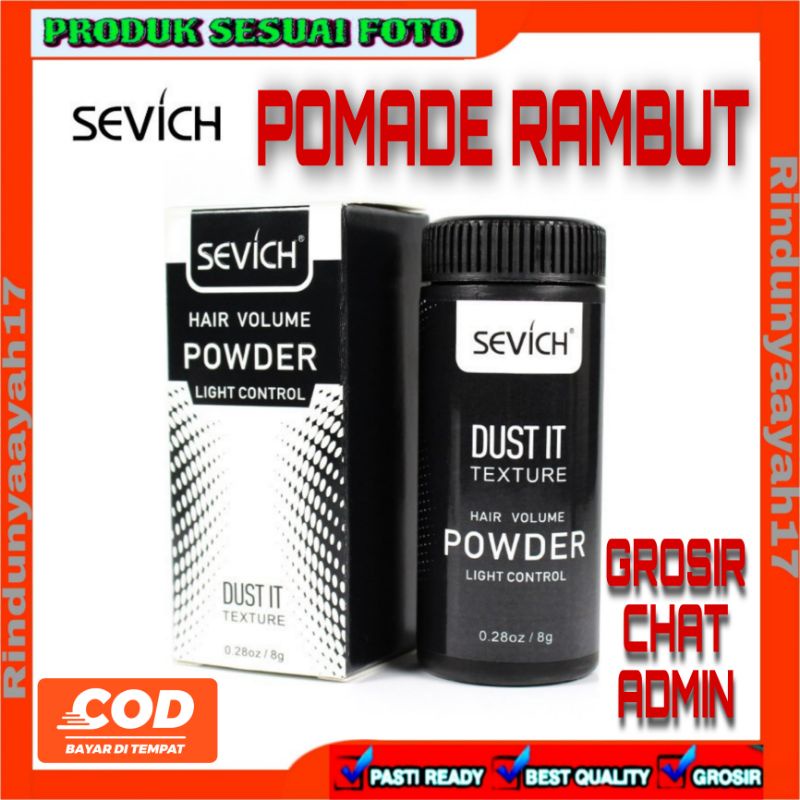 [RA] SEVICH HAIR POWDER VOLUME HAIRSTYLING POMADE RAMBUT STYLING FLUFFY BEDAK GELOMBANG