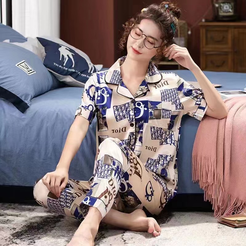 PIYAMA BAJU TIDUR SATIN PP CP IMPORT WANITA MURAH KEKINIAN-FK 137