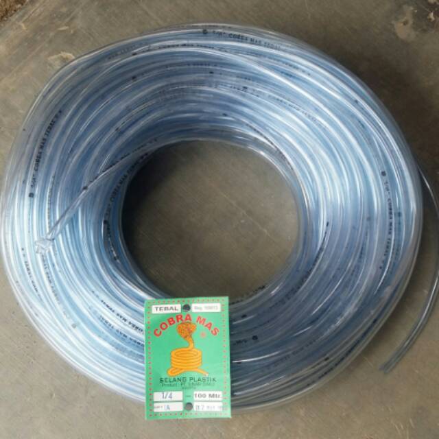 SELANG WATERPASS / SELANG TIMBANG UKURAN 1/4. MERK COBRA MAS