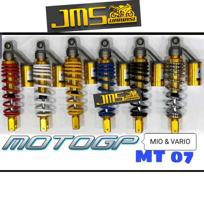 shock shockbreaker tabung atas moto gp 07 310/330 mm mio mioj soul gt115/125 vario125/150 beat fi lexi freego scoopy genio xeon xride mio m3