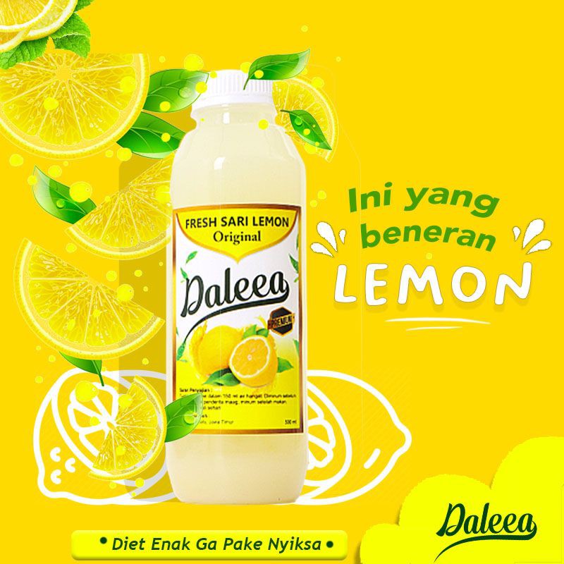 

Fresh Sari Lemon Daleea Premium 500 ml ASLI ORIGINAL