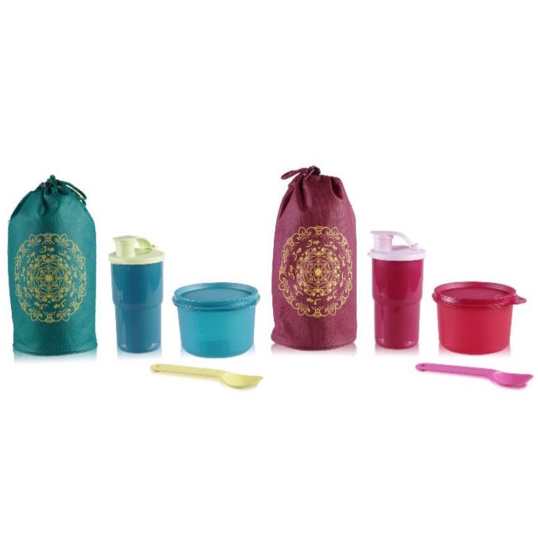 

Tuperware Ramadhan Set Bekal Merah / Hijau