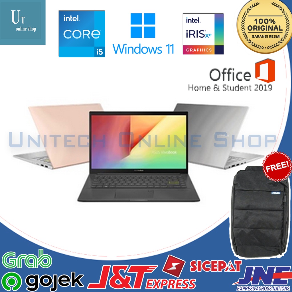 ASUS K413EA INTEL I5 1135G7 RAM 8GB SSD512+32GB OPTANE 14'' IRIS XE W11+OHS