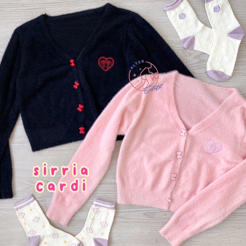 alter.cloth - SIRRIA CARDI | Atasan Wanita Lengan Panjang Atasan Top Korea Kardigan Bulu Import Prem