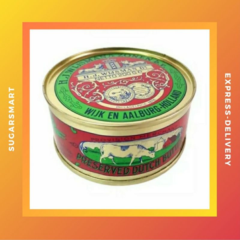 

Butter Wijsman 200gr kaleng utuh