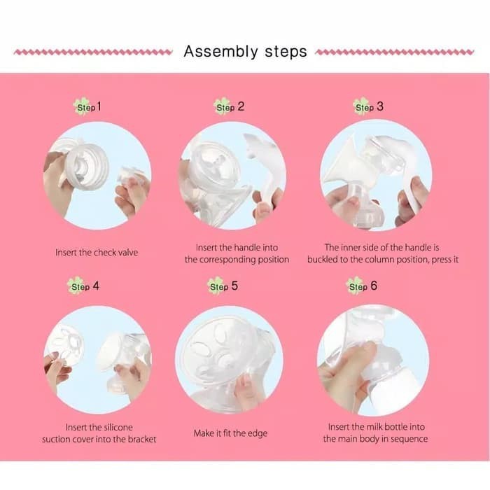 pompa asi manual real bubee manual breast pump