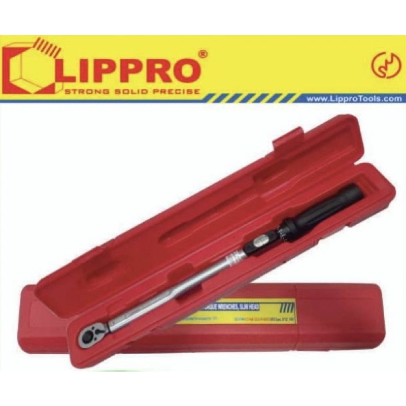 Lippro Kunci Torsi Kunci Momen 1/2 Inch Torque Wrench 1/2&quot; 40 - 210 Nm