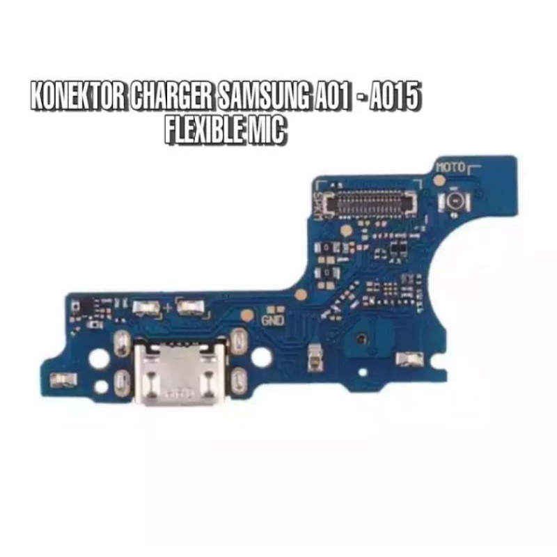 Konektor Charger Samsung A01 A015 Board Plug In Papan Cas Samsung A01 Original