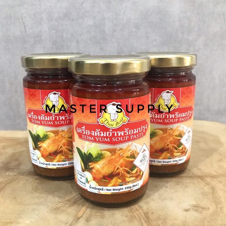 

THAI BOY TOM YUM SOUP PASTE 230 GR / BUMBU TOMYAM SAUS THAILAND ENAK