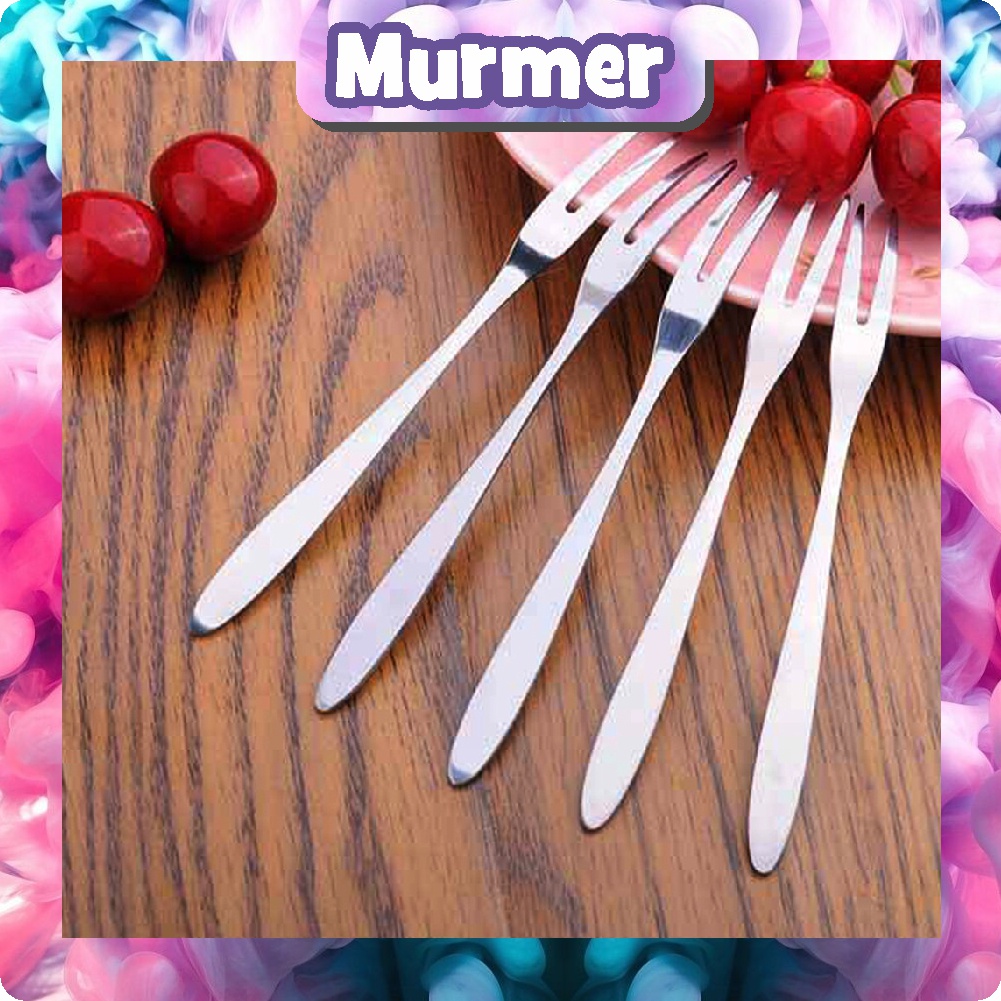 Murmerofficial Garpu Buah Stainless Garpu Buah Kecil R776